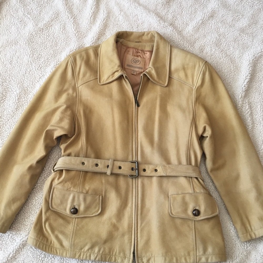 Vintage Georgetown leather jacket.